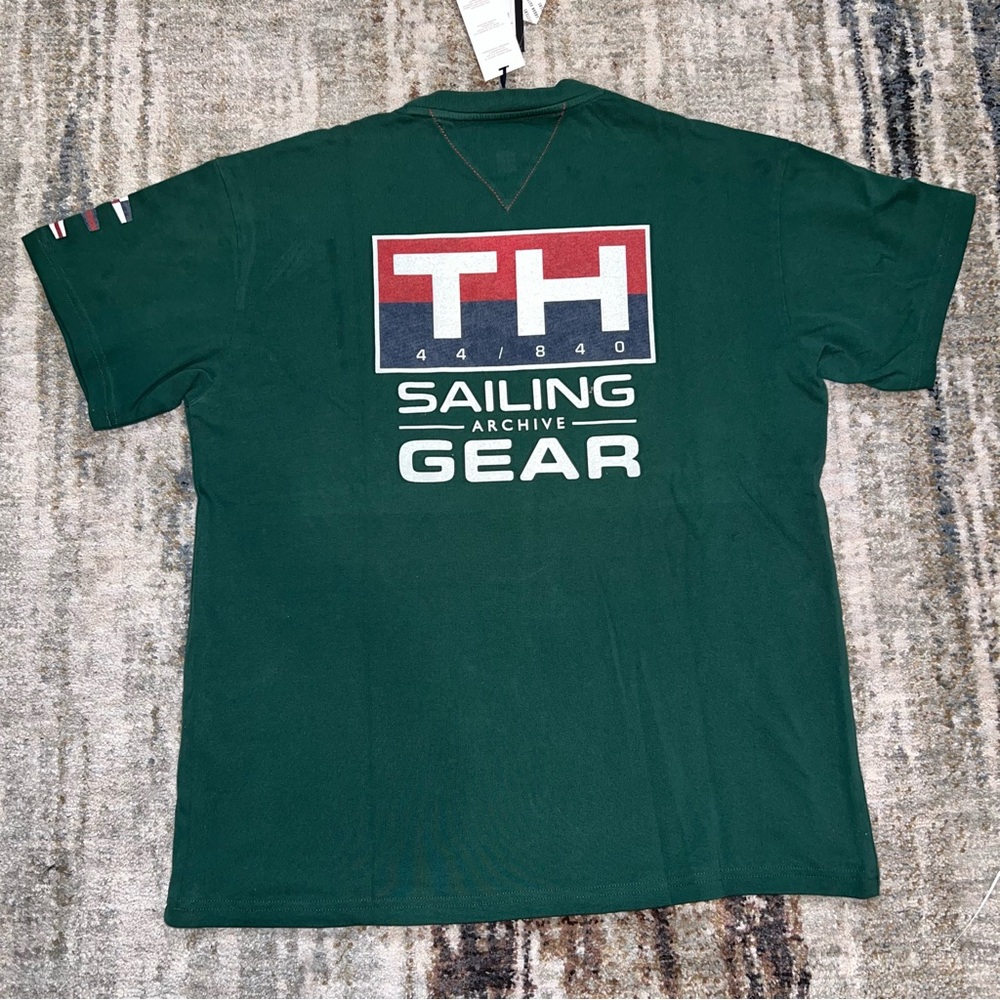 NEW Tommy Hilfiger Sailing Gear Archive Graphic Tee T Shirt